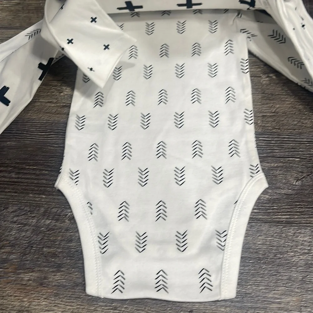 4 pc cloud island baby bodysuit